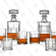 Godinger Diamond Whiskey decanter and 6 cocktail glasses | $15 | Home Depot
Godinger Modern Plaid Whiskey decanter and 6-cocktail glasses | $15 | Home Depot